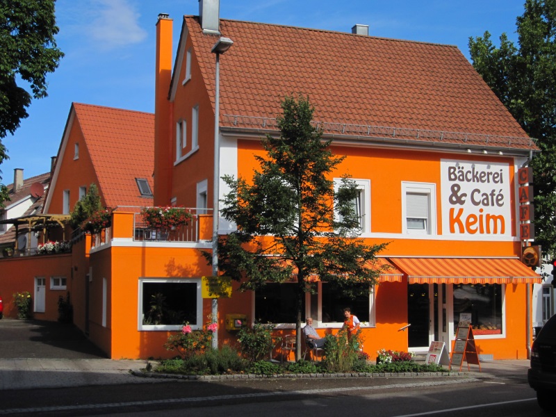 Bäckerei und Café Keim in Marbach, am König-Wilhelm-Platz