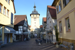 Die Altstadt von Marbach